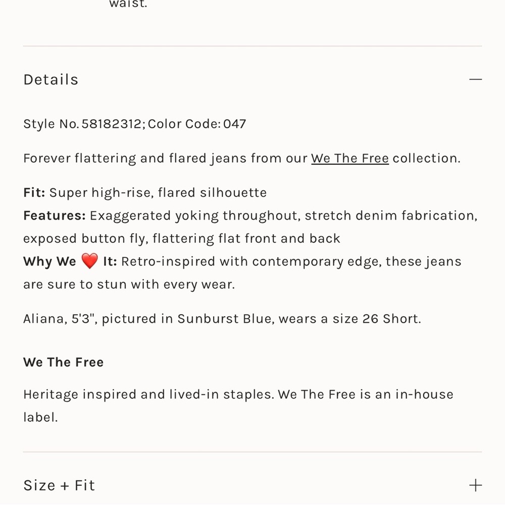 Free People We the Free Jayde Flare Jeans 28 Retro High Rise Hippie Bohemian - Picture 5 of 13